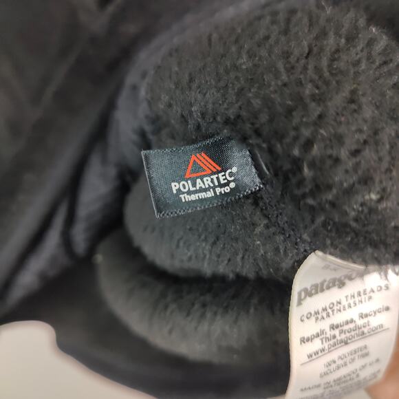 Patagonia Re-Tool Snap-T Jacket Womens Small‎ Black Fleece 1/4 Button Outdoors - Picture 4 of 8